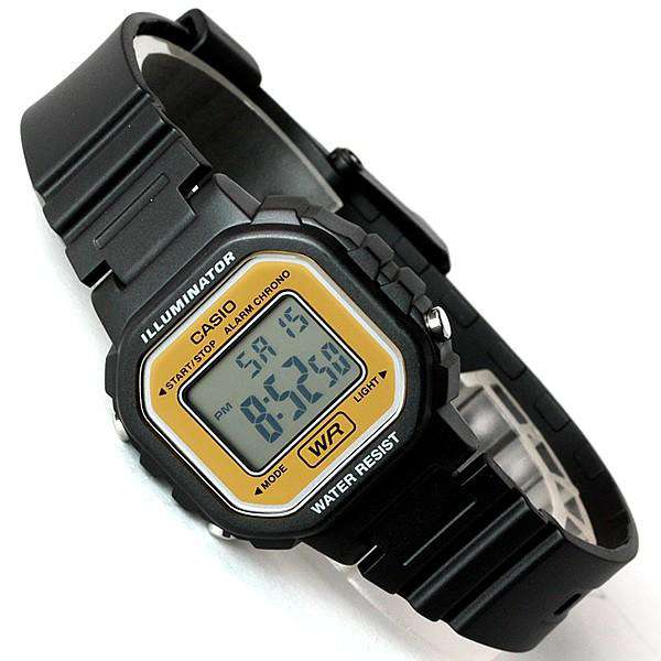 Casio LA-20WH-9ADF Black Resin Strap Watch for Women-Watch Portal Philippines