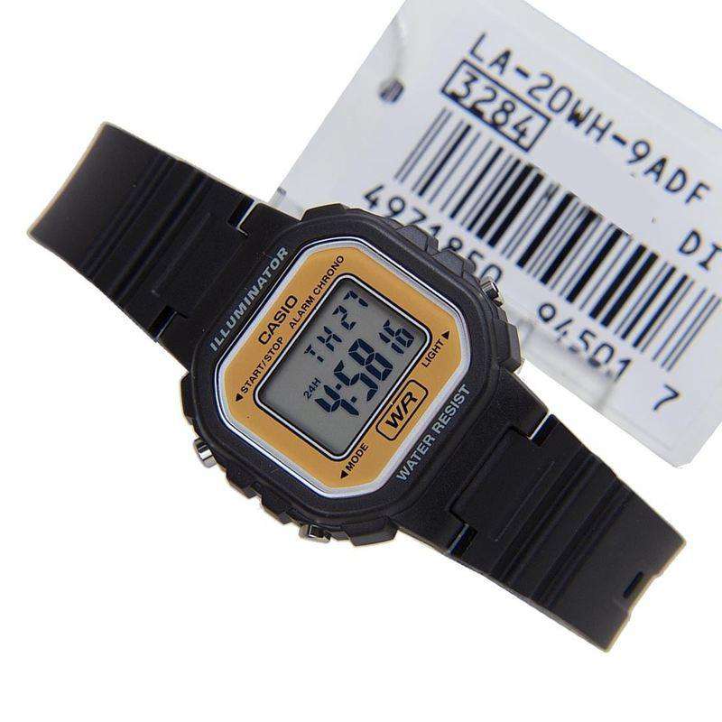 Casio LA-20WH-9ADF Black Resin Strap Watch for Women-Watch Portal Philippines
