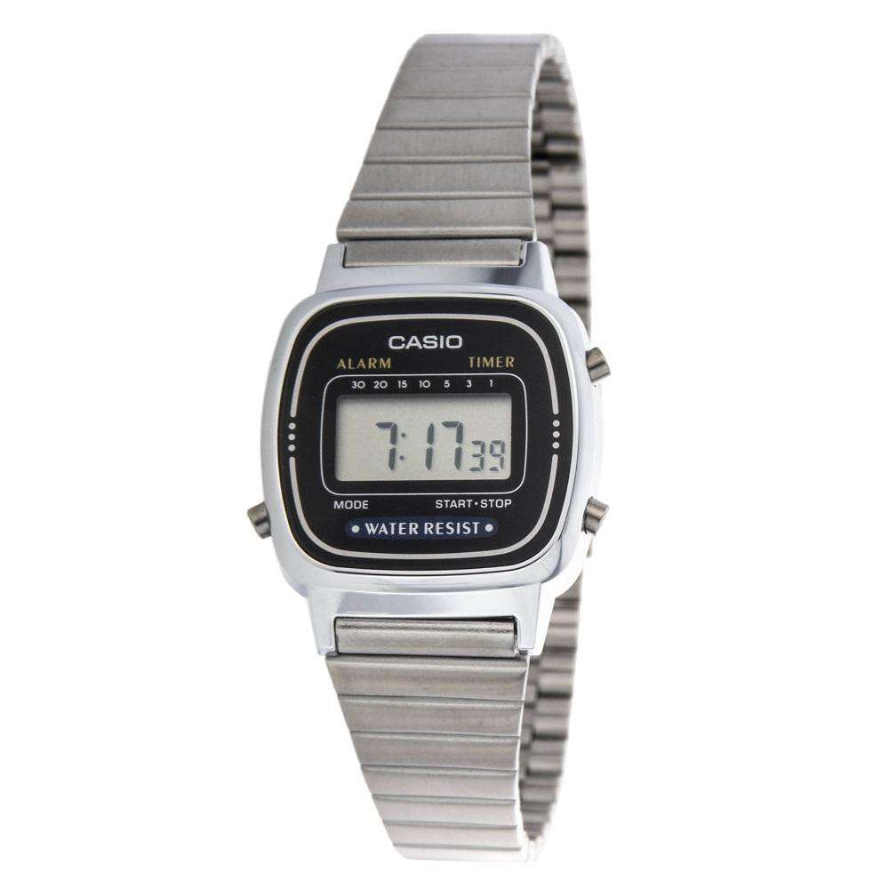 Casio LA670WA-1DF Silver Stainless Watch for Women-Watch Portal Philippines