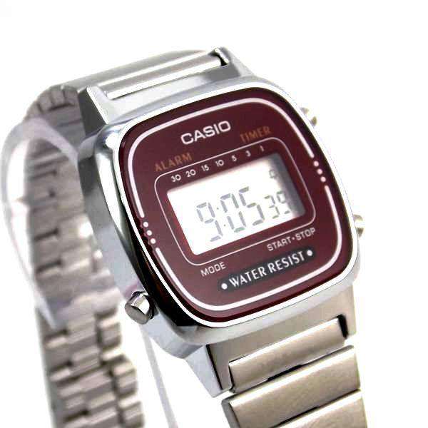 Casio LA670WA-4DF Silver Stainless Watch for Women-Watch Portal Philippines