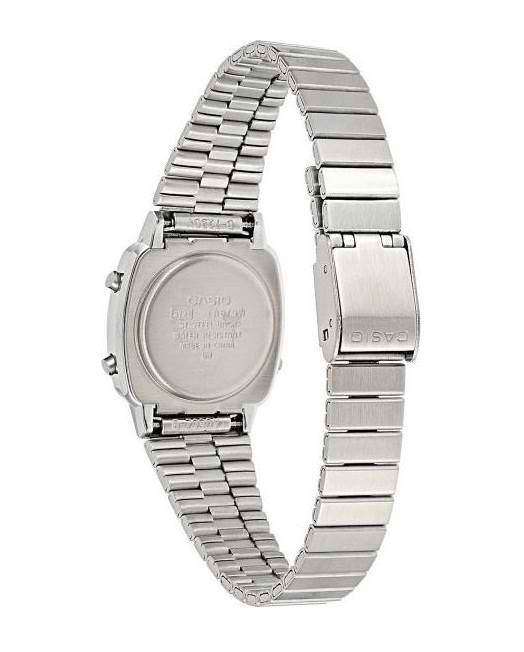 Casio LA670WAD-1DF Silver Stainless Watch for Women-Watch Portal Philippines