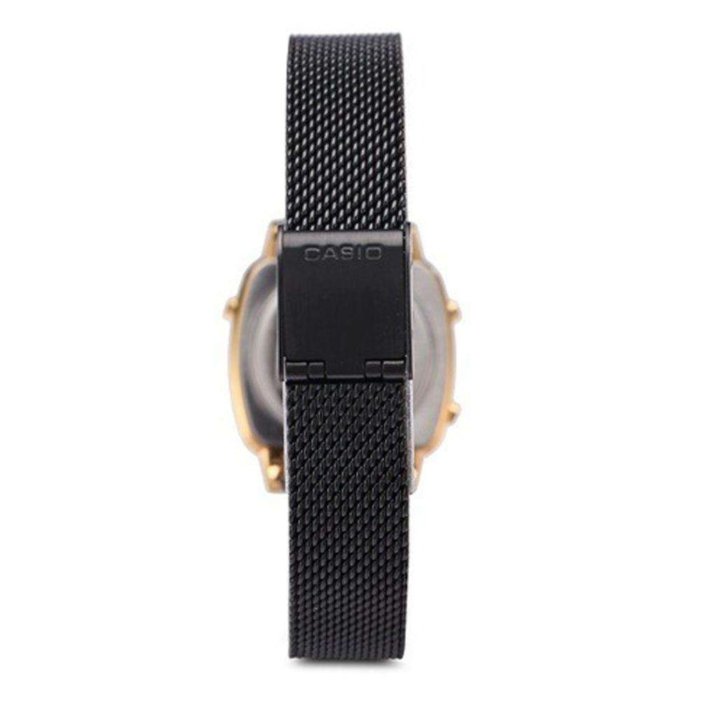Casio LA670WEMB-1DF Black Mesh Watch for Women-Watch Portal Philippines