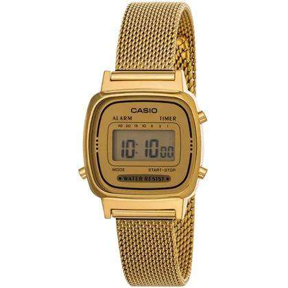 Casio LA670WEMY-9DF Gold Mesh Watch for Women-Watch Portal Philippines