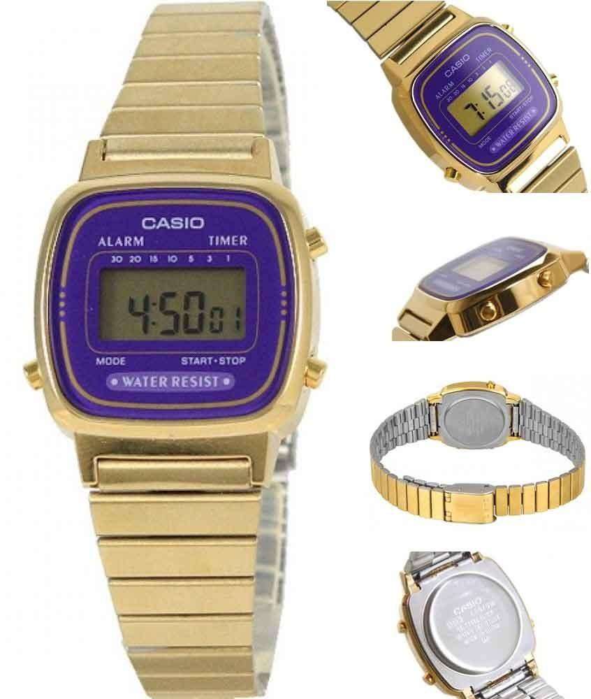 Casio LA670WGA-6DF Gold Stainless Watch for Women-Watch Portal Philippines