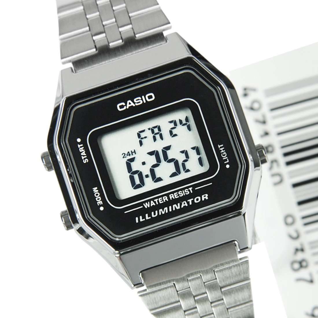 Casio LA680WA-1DF Silver Stainless Watch for Women-Watch Portal Philippines