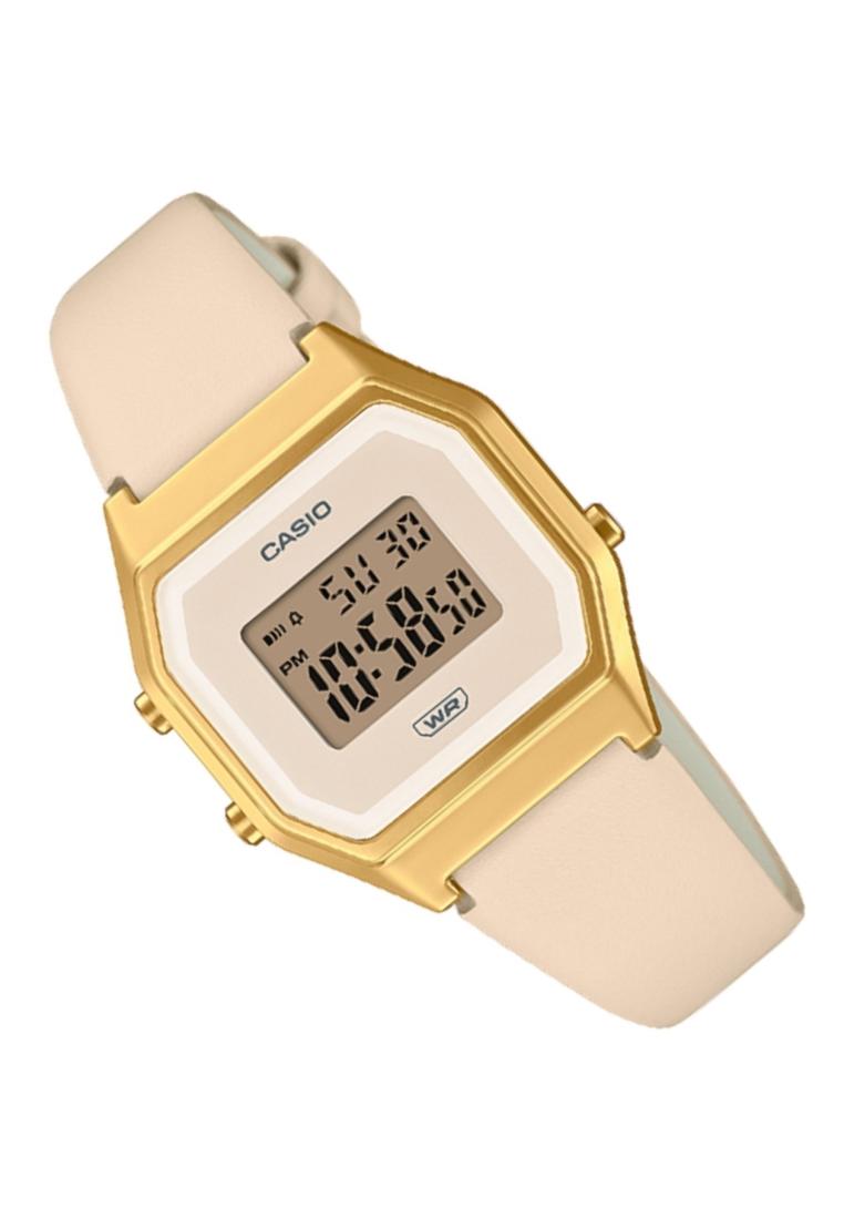 Casio LA680WEGL-4DF Digital Leather Strap Watch For Women-Watch Portal Philippines
