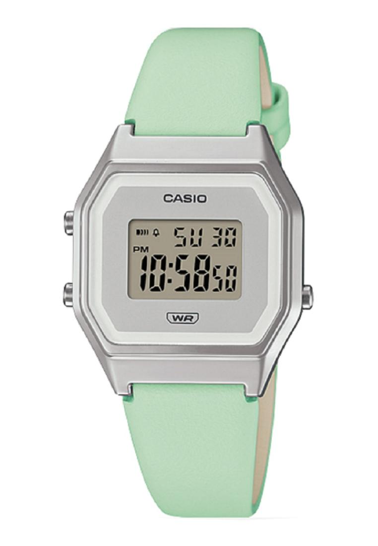 Casio LA680WEL-3DF Digital Leather Strap Watch For Women-Watch Portal Philippines