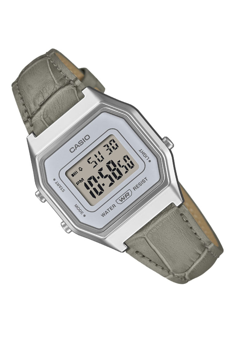 Casio LA680WEL-8A2DF Digital Leather Strap Watch for Women-Watch Portal Philippines