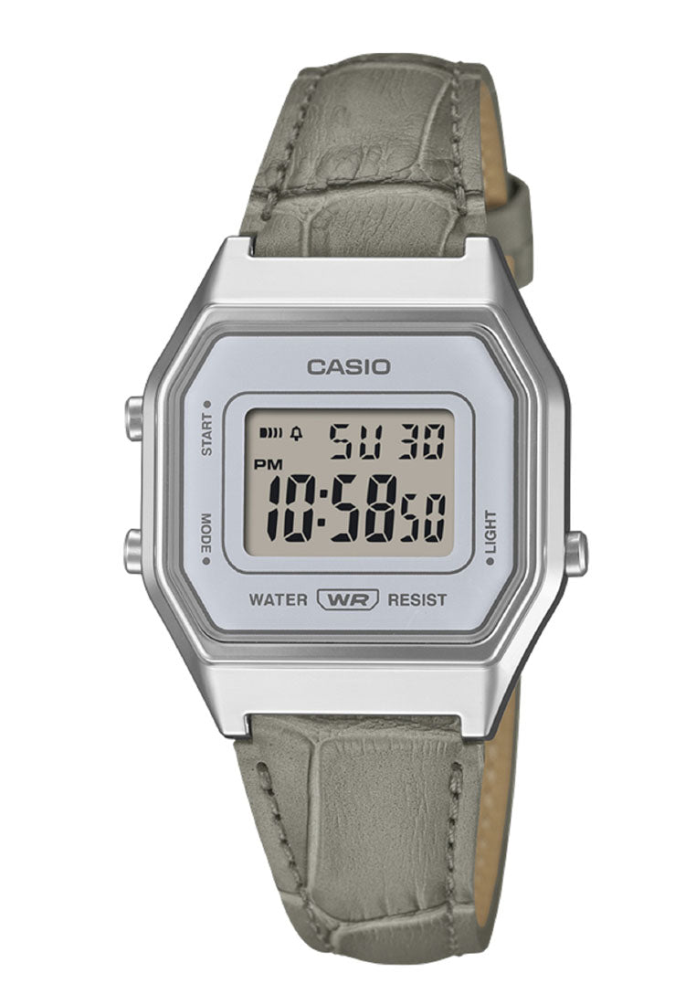 Casio LA680WEL-8A2DF Digital Leather Strap Watch for Women-Watch Portal Philippines