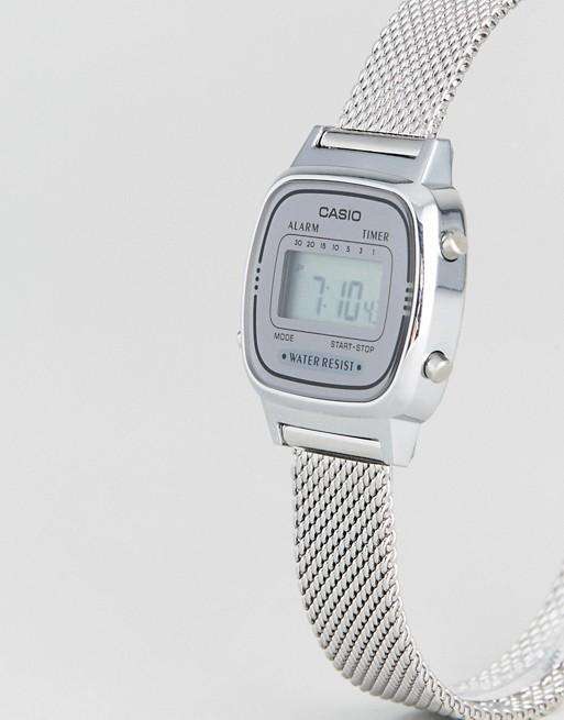 Casio LA690WEM-7DF Silver Watch for Women-Watch Portal Philippines