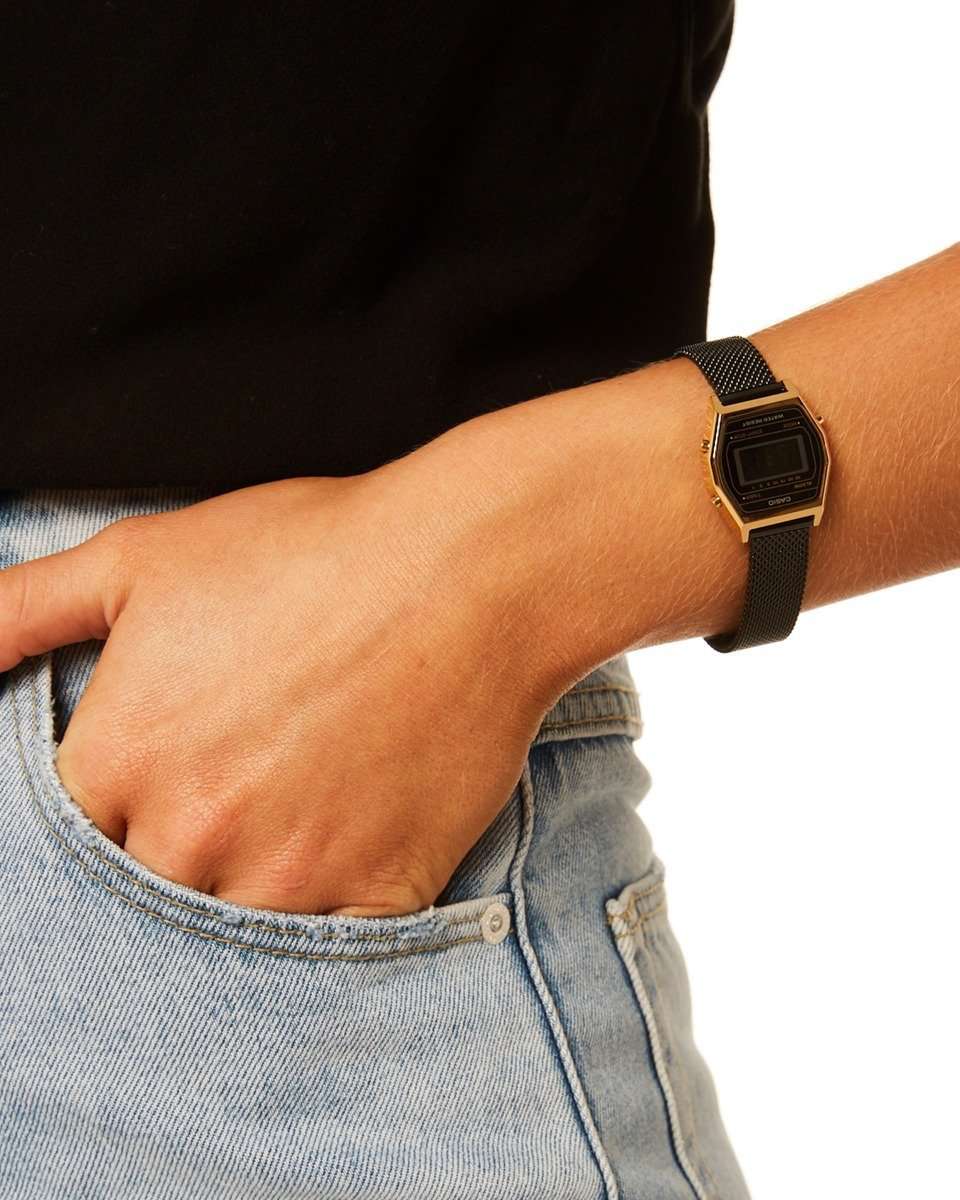 Casio LA690WEMB-1BDF s Black Watch for Women-Watch Portal Philippines