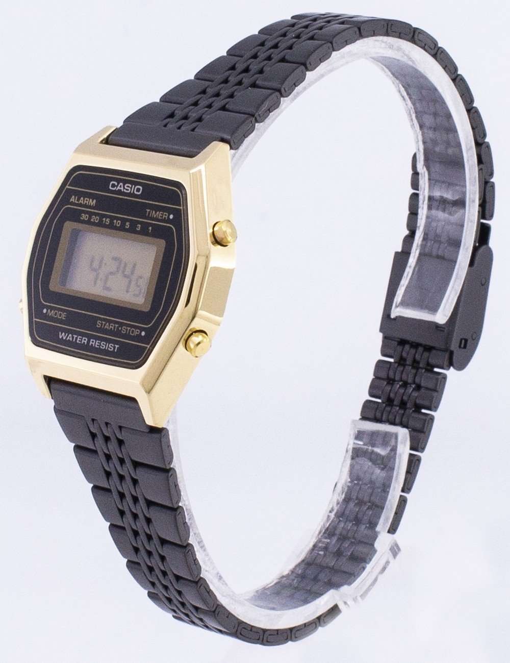 Casio LA690WGB-1DF Black Stainless Watch for Women-Watch Portal Philippines