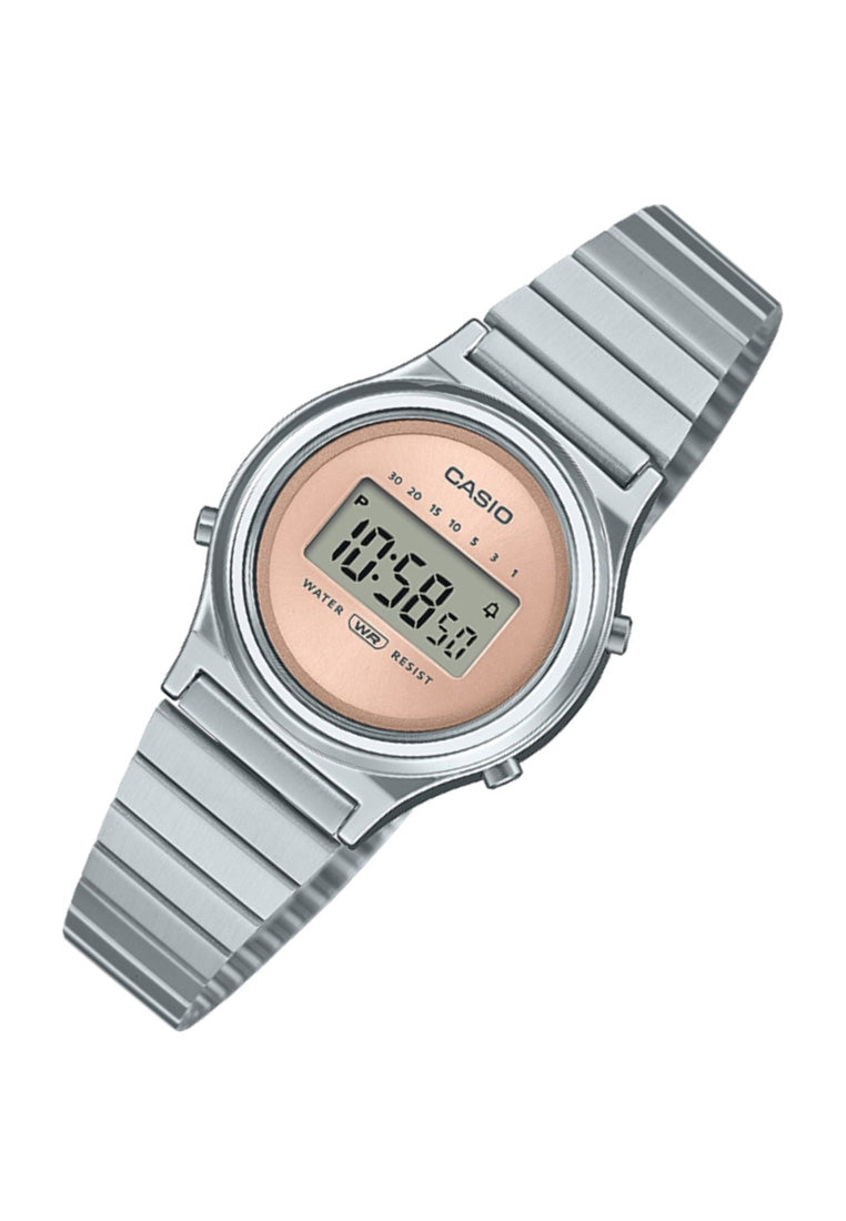 Casio LA700WE-4A Digital Stainless Steel Strap Watch For Women-Watch Portal Philippines