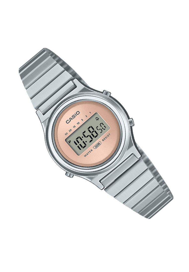 Casio LA700WE-4A Digital Stainless Steel Strap Watch For Women-Watch Portal Philippines