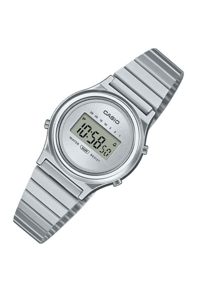 Casio LA700WE-7A Digital Stainless Steel Strap Watch For Women-Watch Portal Philippines
