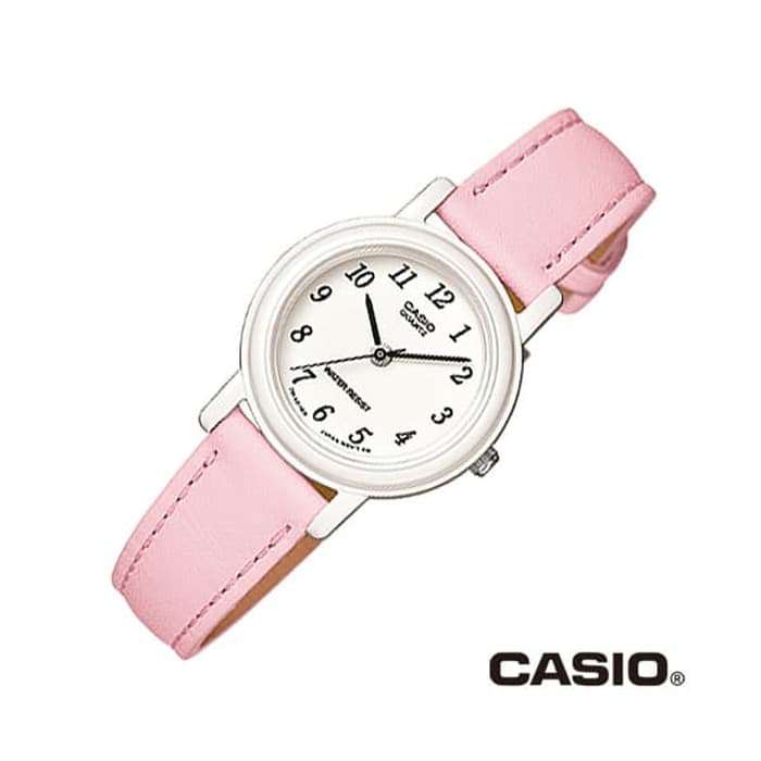 Casio LQ-139L-4B1 Pink Leather Strap Women's Watch-Watch Portal Philippines