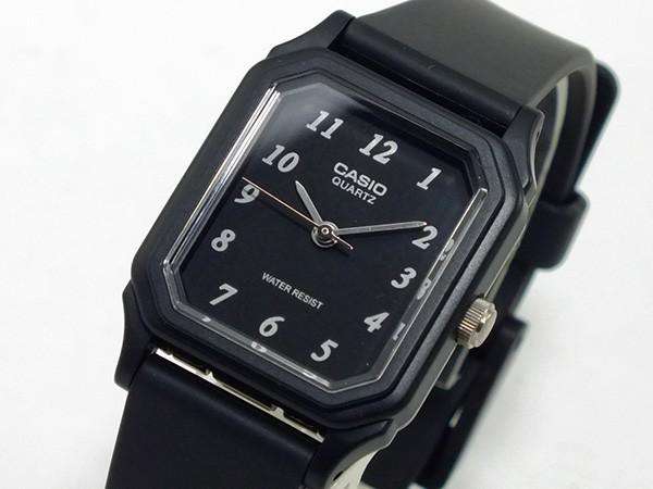 Casio LQ-142-1BDF Black Rubber Strap Watch for Women-Watch Portal Philippines