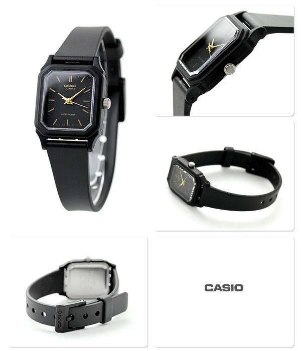 Casio LQ-142-1EDF Black Rubber Strap Watch for Women-Watch Portal Philippines