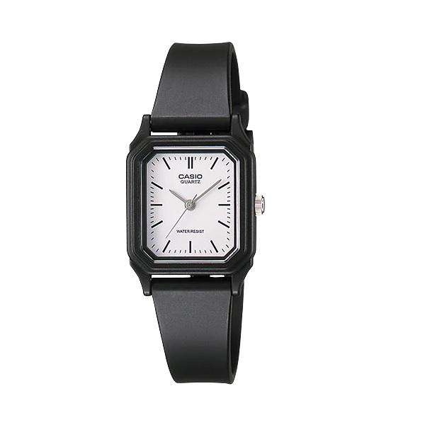 Casio LQ-142-7EDF Black Rubber Strap Watch for Women-Watch Portal Philippines
