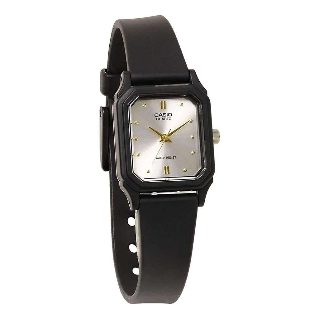 Casio LQ-142E-7ADF Black Rubber Strap Watch for Women-Watch Portal Philippines