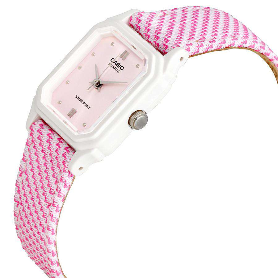 Casio LQ-142LB-4A2DF Pink Leather Strap Watch for Women-Watch Portal Philippines