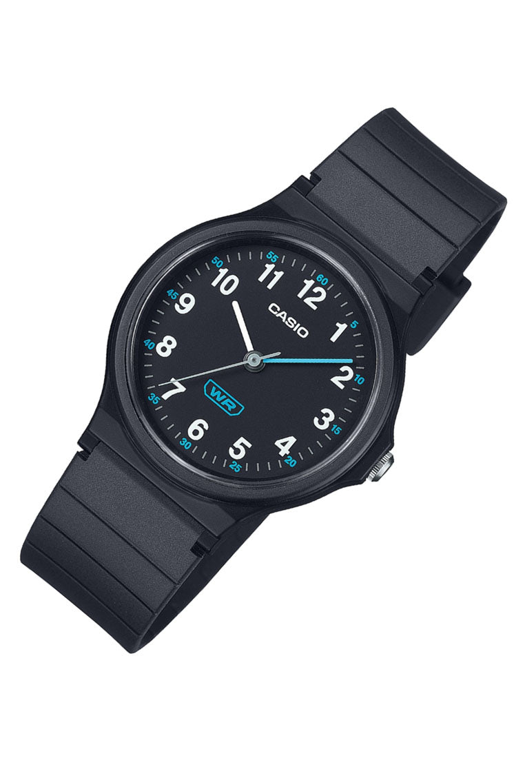 Casio LQ-24B-1B Analog Rubber Strap Watch for Women-Watch Portal Philippines