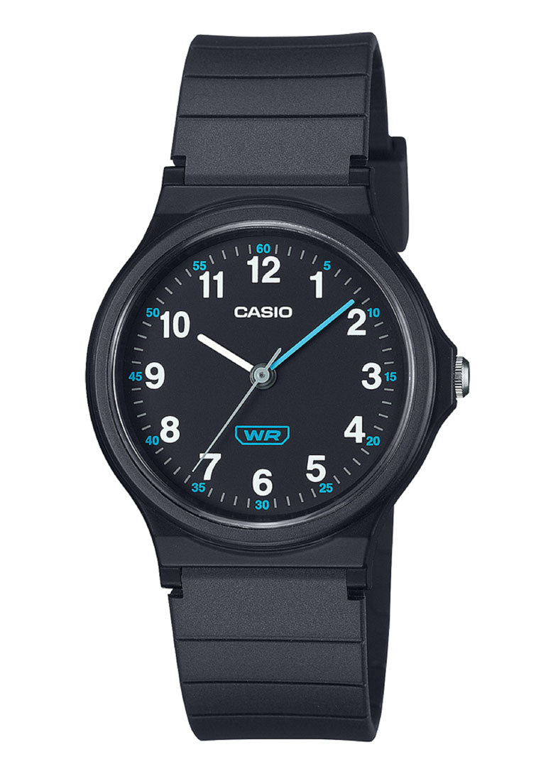 Casio LQ-24B-1B Analog Rubber Strap Watch for Women-Watch Portal Philippines