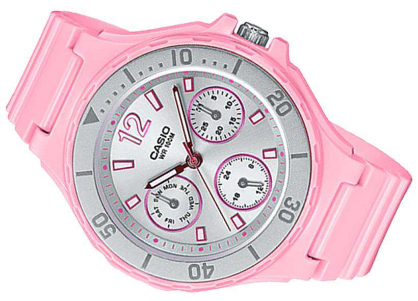 Casio LRW-250H-4A2 Pink Resin Strap Watch for Women-Watch Portal Philippines