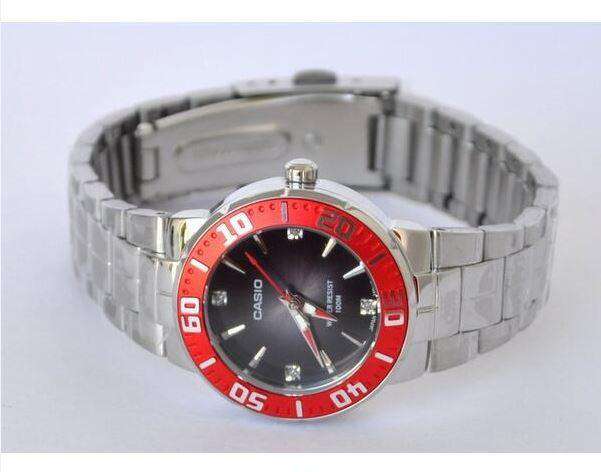 Casio LTD-2000D-1A2VDF Silver Stainless Steel Strap Watch for Women-Watch Portal Philippines