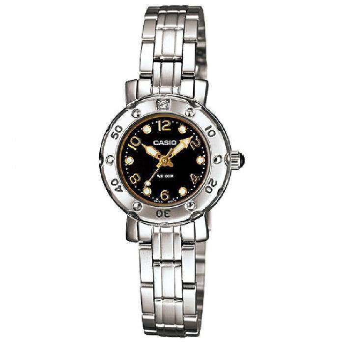 Casio LTD-2002D-1AVDF Silver Stainless Steel Strap Watch for Women-Watch Portal Philippines