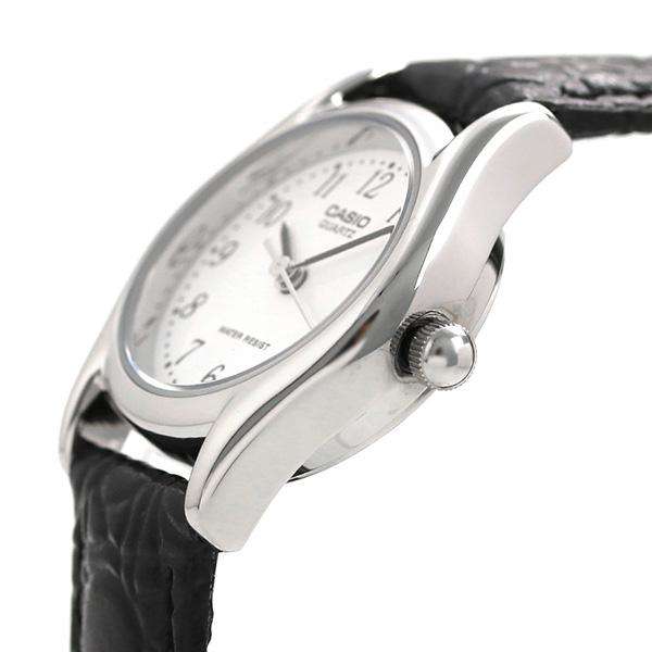 Casio LTP-1094E-7BRDF Black Leather Strap Watch for Women-Watch Portal Philippines