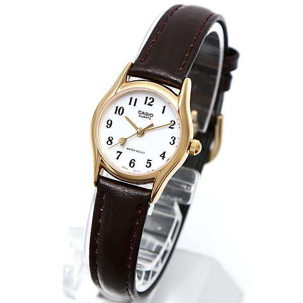 Casio LTP-1094Q-7B5RDF Black Leather Watch for Women-Watch Portal Philippines