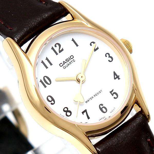 Casio LTP-1094Q-7B5RDF Black Leather Watch for Women-Watch Portal Philippines