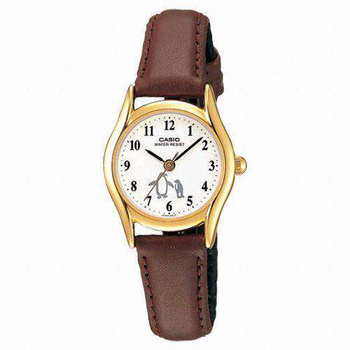 Casio LTP-1094Q-7B6RDF Brown Leather Watch for Women-Watch Portal Philippines