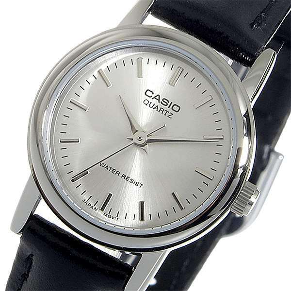 Casio LTP-1095E-7ADF Black Leather Strap Watch for Women-Watch Portal Philippines