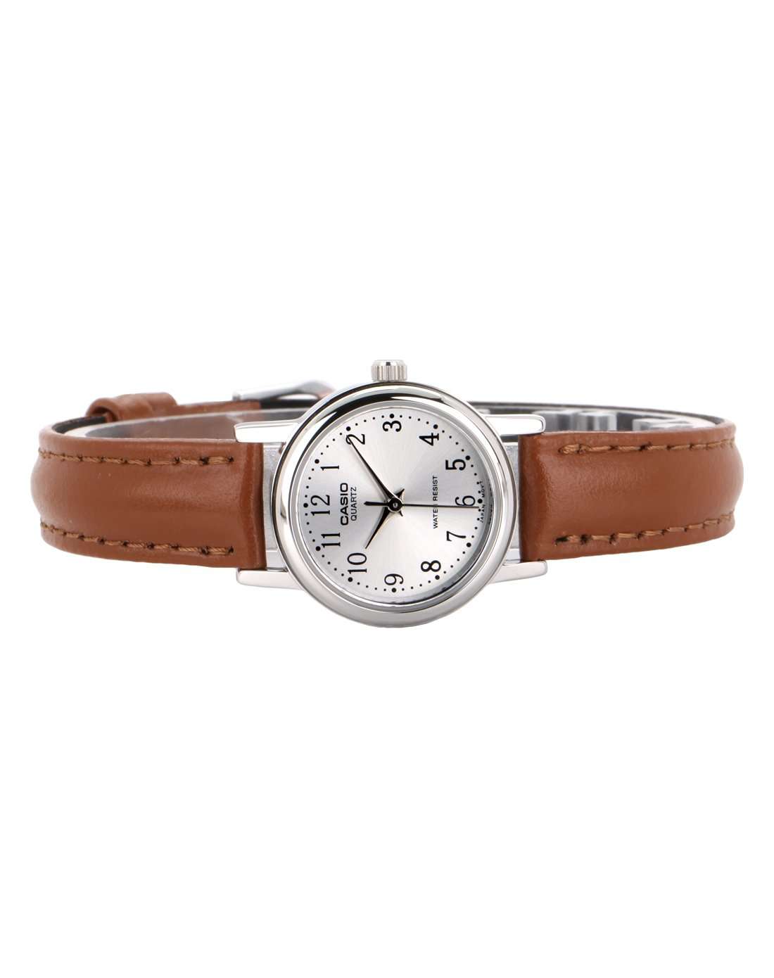 Casio LTP-1095E-7BDF Brown Leather Strap Watch for Women-Watch Portal Philippines