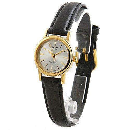 Casio LTP-1095Q-7AD Black Leather Strap Watch for Women-Watch Portal Philippines