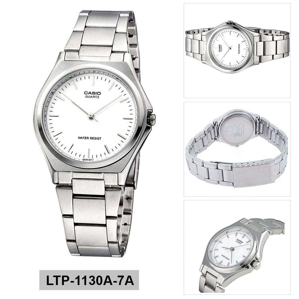 Casio LTP-1130A-7A Silver Stainless Steel Watch for Women-Watch Portal Philippines