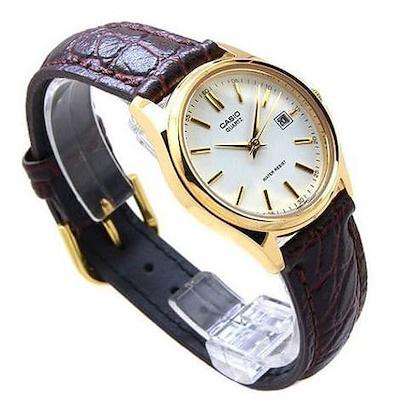 Casio LTP-1183Q-7A Brown Leather Strap Watch for Women-Watch Portal Philippines