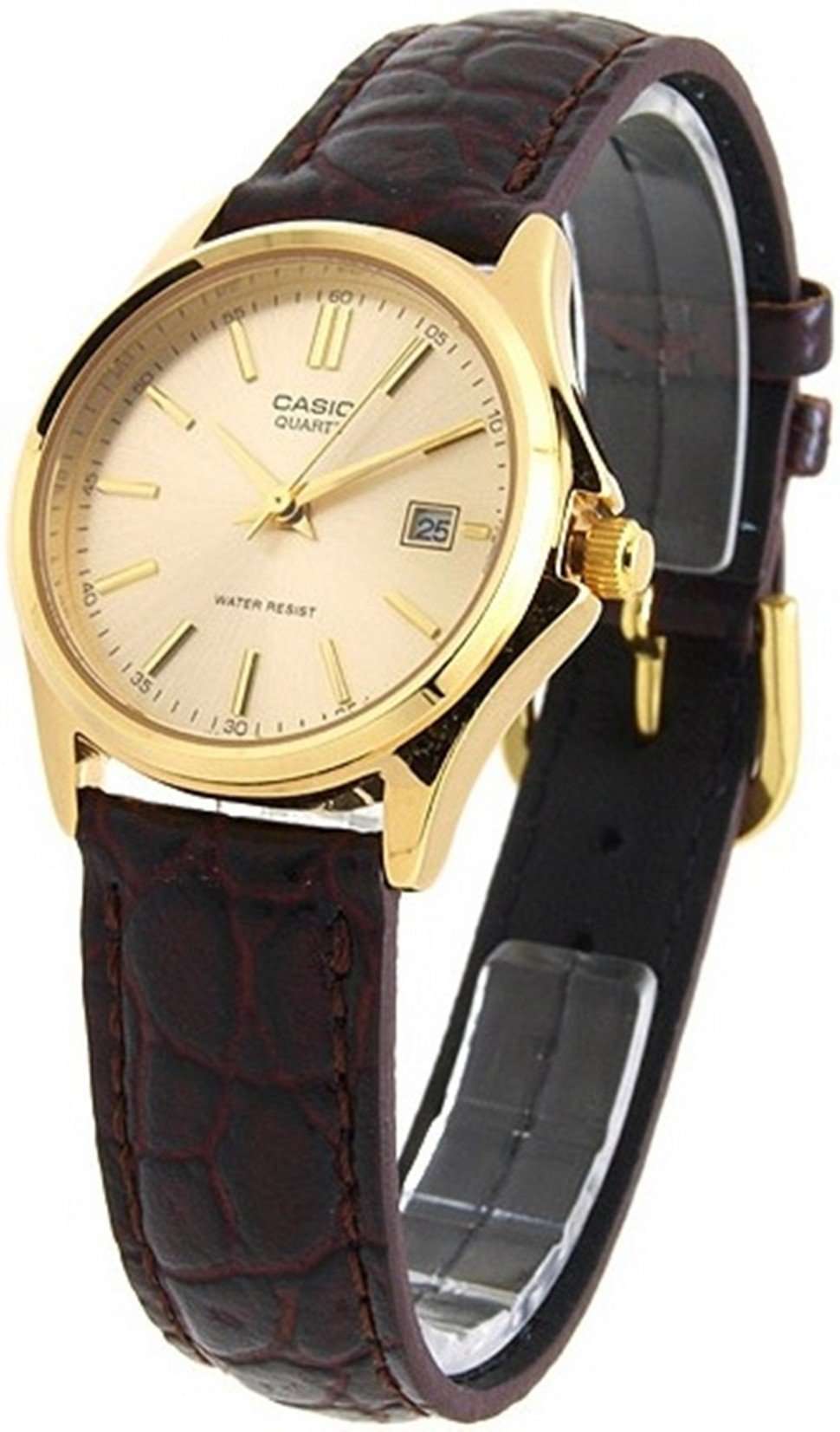 Casio LTP-1183Q-9A Brown Leather Strap Watch for Women-Watch Portal Philippines