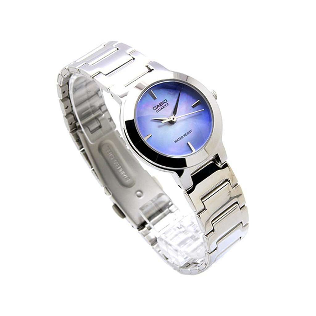 Casio LTP-1191A-2CDF Silver Stainless Steel Strap Watch for Women-Watch Portal Philippines