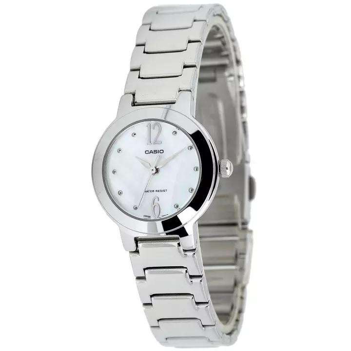 Casio LTP-1191A-7ADF Silver Stainless Steel Strap Watch for Women-Watch Portal Philippines