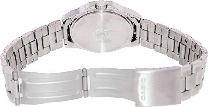 Casio LTP-1215A-1A2DF Silver Stainless Steel Strap Watch for Women-Watch Portal Philippines