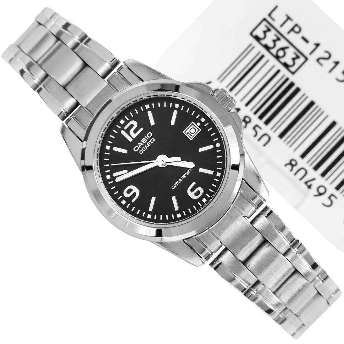 Casio LTP-1215A-1ADF Silver Stainless Steel Strap Watch for Women-Watch Portal Philippines