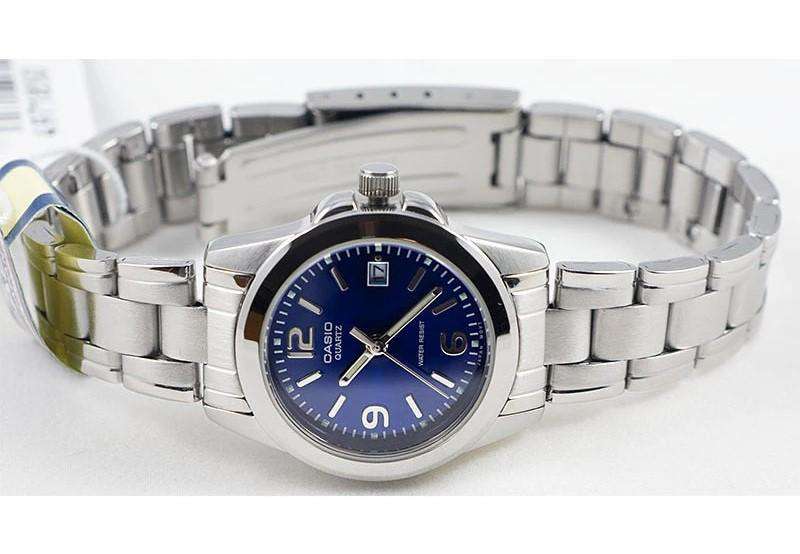 Casio LTP-1215A-2ADF Silver Stainless Steel Strap Watch for Women-Watch Portal Philippines