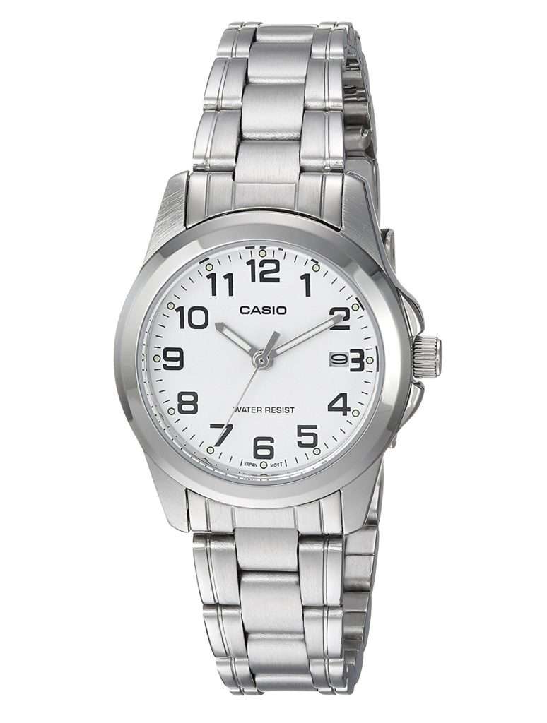 Casio LTP-1215A-7B2DF Silver Stainless Steel Strap Watch for Women-Watch Portal Philippines