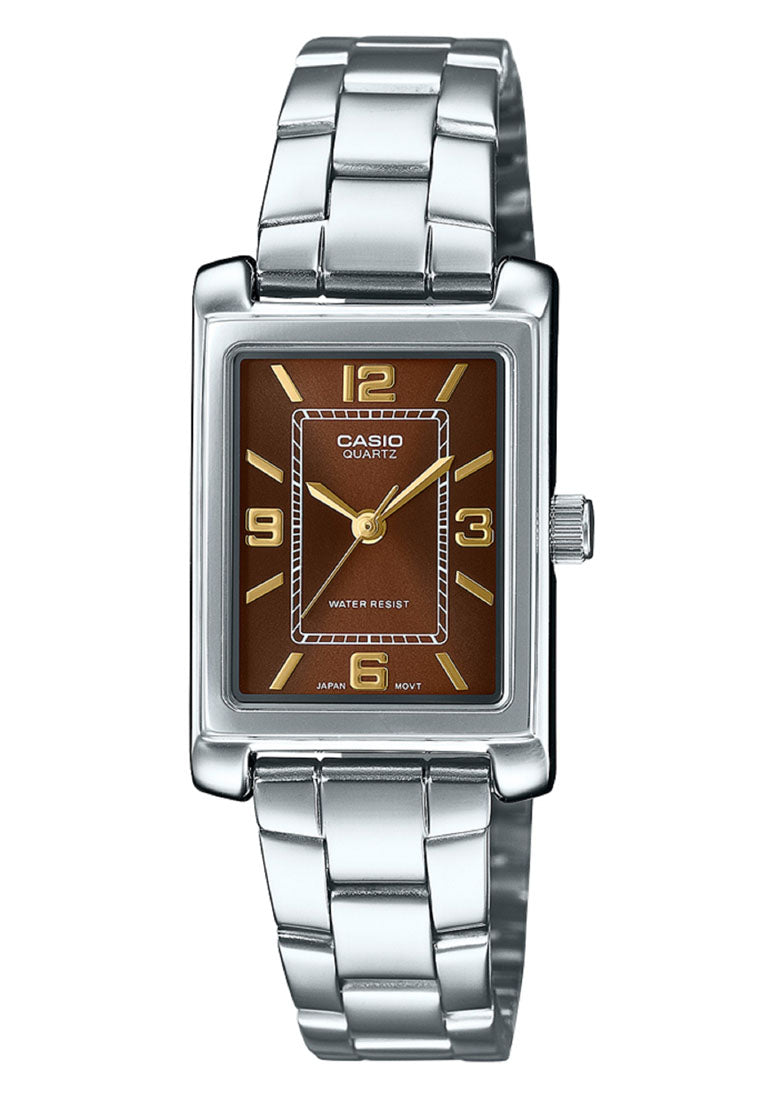 Casio LTP-1234DD-5A Analog Stainless Steel Strap Watch for Women-Watch Portal Philippines