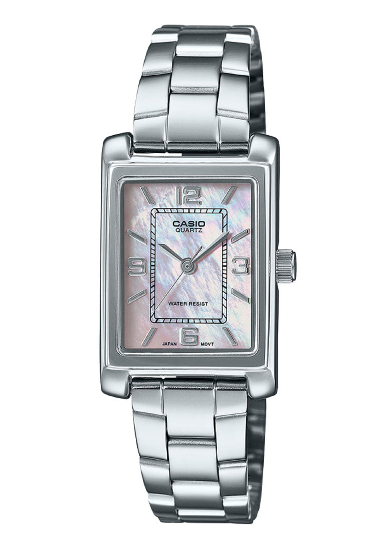 Casio LTP-1234DS-4A Analog Stainless Steel Watch for Women-Watch Portal Philippines