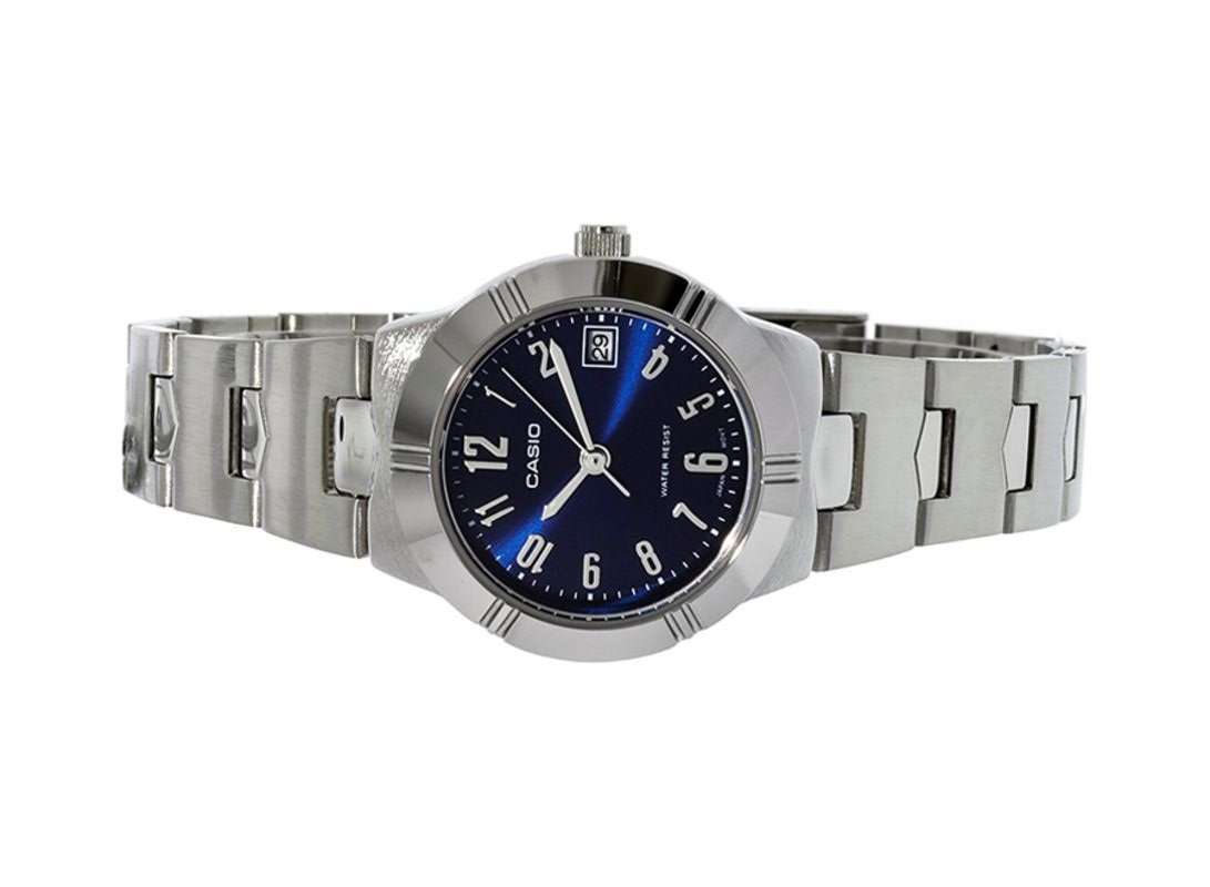 Casio LTP-1241D-2A2 Silver Stainless Watch for Women-Watch Portal Philippines