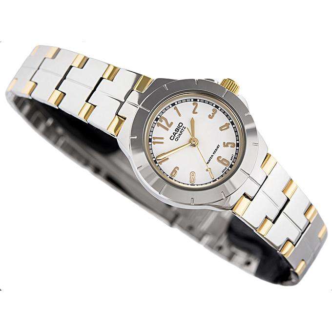 Casio LTP-1242SG-7A Silver Stainless Steel Strap Watch for Women-Watch Portal Philippines